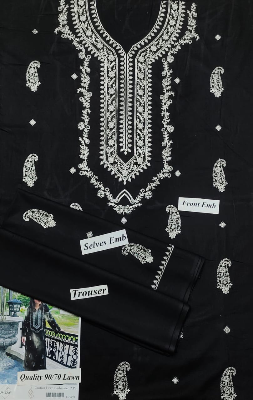 WINTER Dhanak 2PC Mix Brand Suit