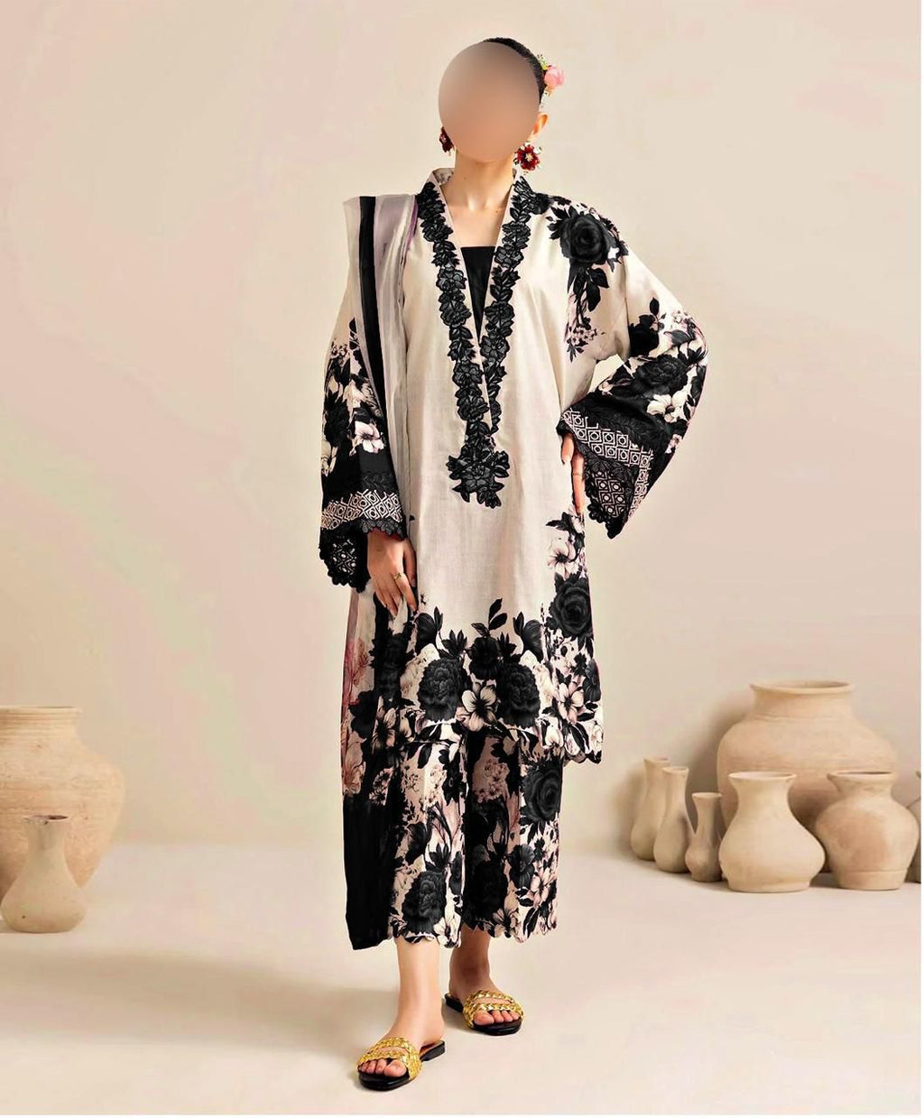 New Arrival | Tie & Dye Digital Printed 3PC Suit – Shamooz Silk ✨