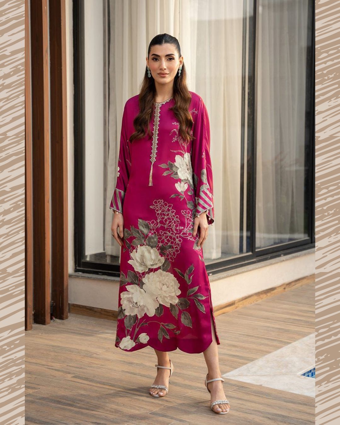 New Arrival | Tie & Dye Digital Printed 3PC Suit – Shamooz Silk ✨