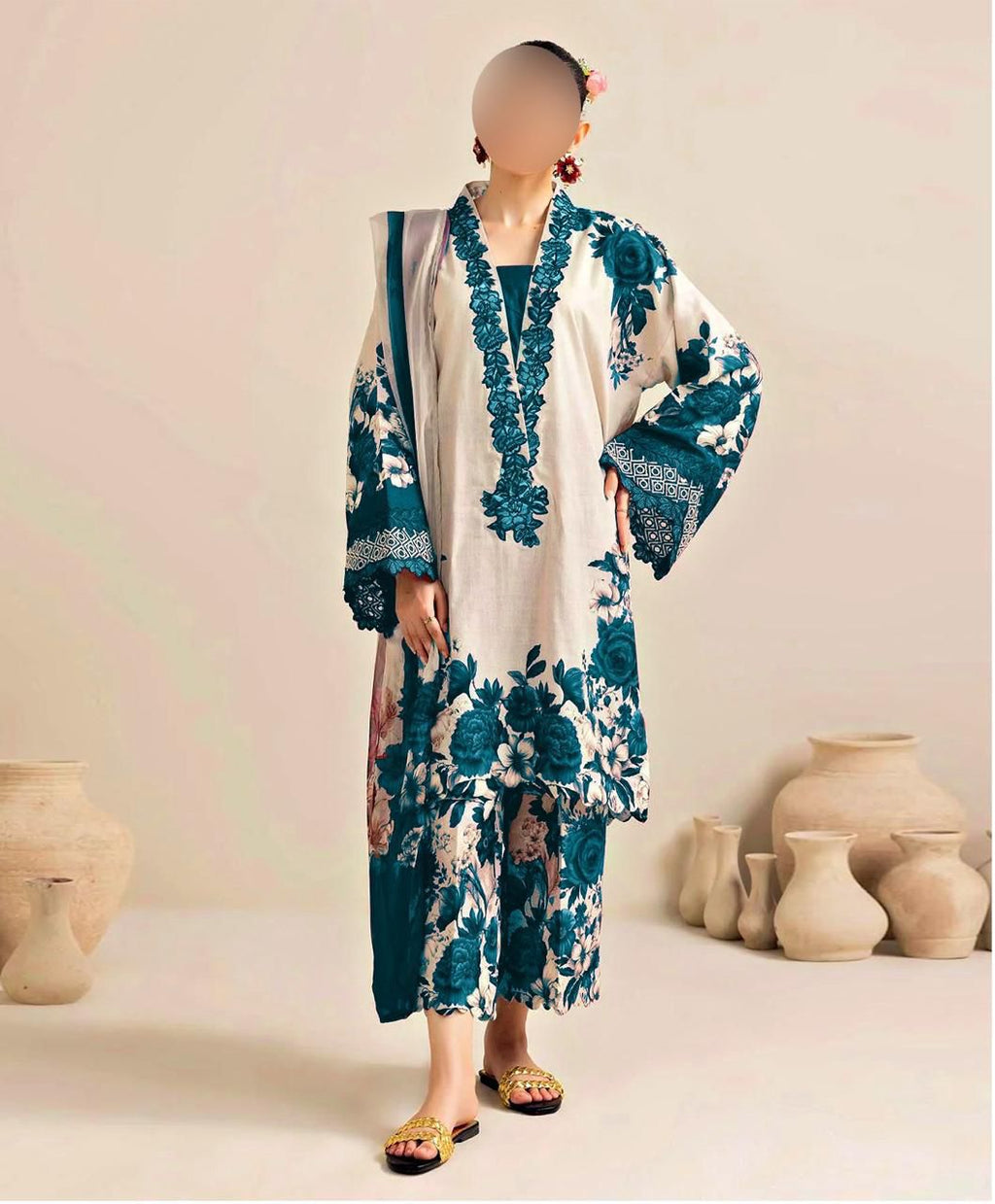 New Arrival | Tie & Dye Digital Printed 3PC Suit – Shamooz Silk ✨